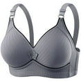 thumbnail image 2 of AGWOLF Push Up Bras for Older Women Full Coverage Wireless Bra Soft Support Padded Bra No Underwire Bras for Everyday, 2 of 3