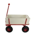 thumbnail image 5 of Heavy Duty Wagon with Handle, SHINPT Garden Cart and Wagon, Outdoor Gardening Cart with four-wheel design, Utility Trailer with Metal Wheel Barrow, All Terrain Wagon for Yard, Lawn, Garden, 5 of 8