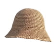 thumbnail image 2 of Yesbay Women Straw Sun Hat Woven Bucket Hat Foldable Fishing Hat Sun Protection Beach Hat Summer Travel Hiking Vacation Bucket Hat Women Fashion Accessories, 2 of 8