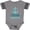 Football Heather and Smoke, variant on Inktastic Captain Adorable, Boat Anchor, Sailor, Sailing Boys Baby Bodysuit