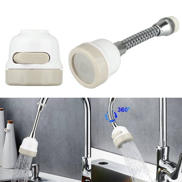 Adjustable Moveable Kitchen Tap Head Water Spray 360 Degree Rotatable Water Faucet Sprayer ...