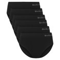 thumbnail image 1 of Bamboo basics Calzoncillos de mujer, paquete de 6 - BELLE seamless full briefs, jersey, logotipo Negro L (Large), 1 of 4