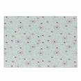 thumbnail image 1 of Cartoon Cutting Board, Pattern with Flowers Simple Classic Art Springtime Garden Cheerful, Decorative Tempered Glass Cutting and Serving Board, Small Size, Magenta Fuchsia White, by Ambesonne, 1 of 1