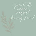 thumbnail image 3 of Allen, Kimberly 12x12 Black Modern Framed Museum Art Print Titled - Never Regret, 3 of 5