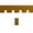 Red Oak, variant on EWCD93 Dentil Moulding 1-5/8" High x 5/8" Trim. Unfinished