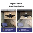 thumbnail image 3 of Luz LED solar para garaje para interiores 120 LED Luces colgantes LED deformables con panel s Romacci Luz de garaje, 3 of 7
