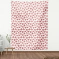thumbnail image 3 of Floral Sofa Upholstery Fabric by the Yard, Poinsettias Polka Dots Blossoming Flower Type Spring Mood, Decorative Fabric for DIY and Home Accents, Vermilion Warm Taupe by Ambesonne, 3 of 4