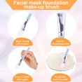 thumbnail image 3 of Cepillo para mascarilla facial: cepillo aplicador de mascarilla de barro facial suave para aplicar mascarilla facial, uso con mascarillas de barro facial, 3 of 5