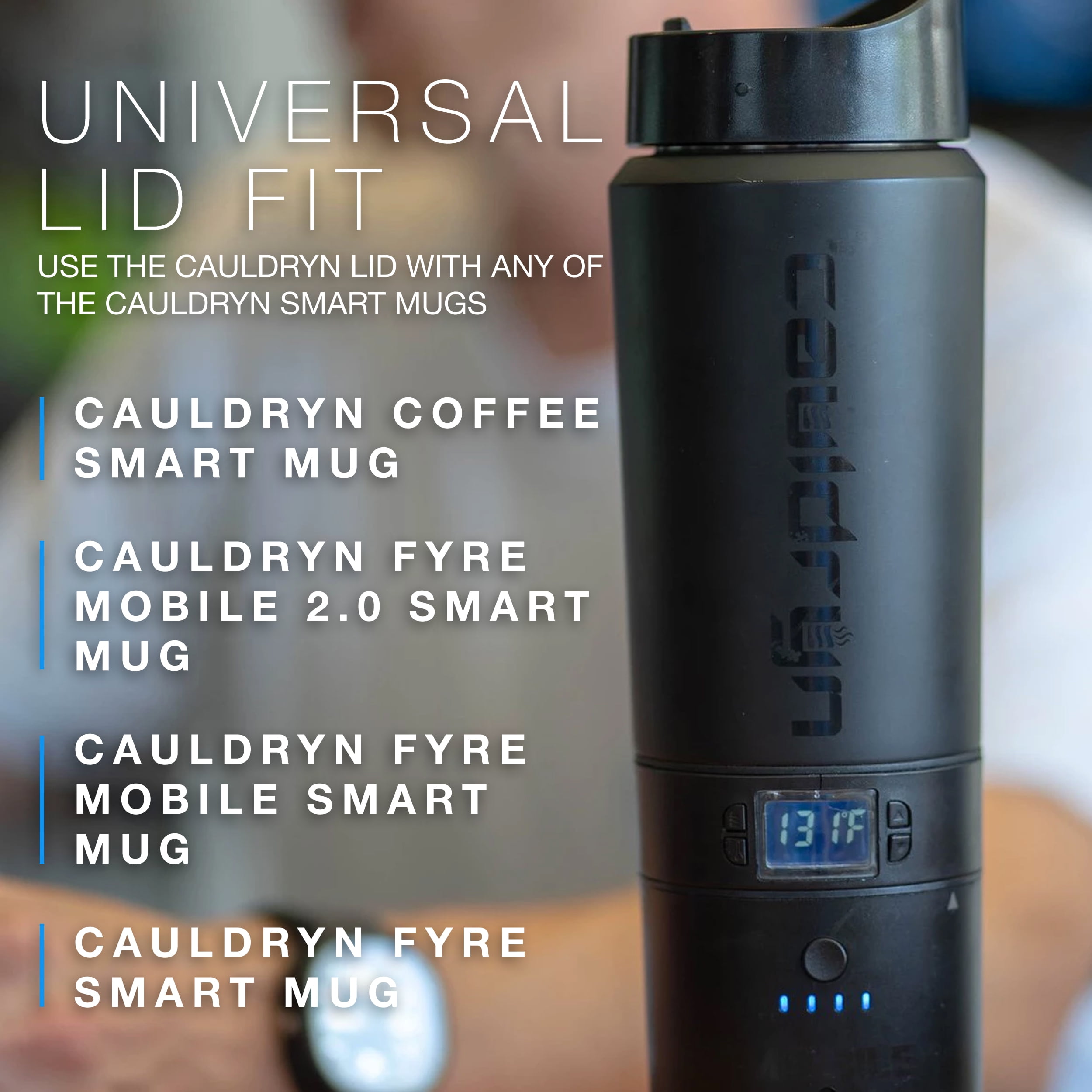 Cauldryn Bottle Coffee Pro Sip Lid Black Insulated