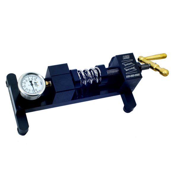 LSM Racing Products SM-600 Testeur de Ressort de Valve de Banc avec Jauge de 0-600 lbs