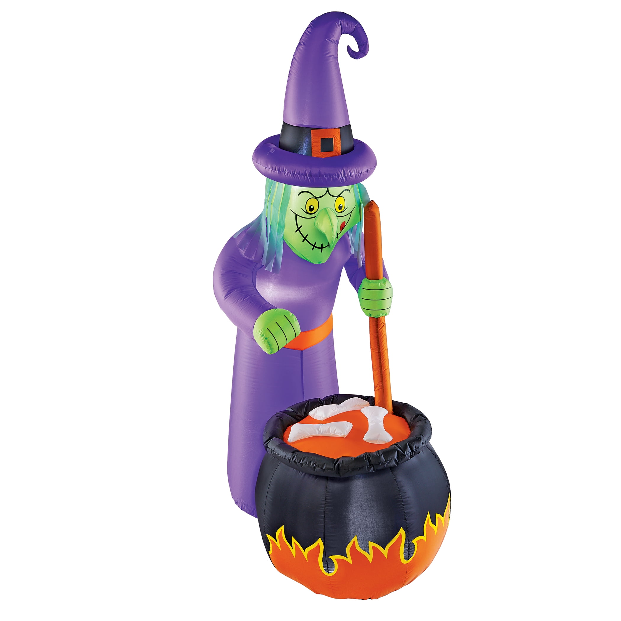 Collections Etc 7Foot Inflatable Witch Halloween Decoration