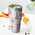 thumbnail image 3 of 30oz White Christmas Tree Pattern Tumblers Stainless Steel Tumbler with Lid and Straw,Vacuum Insulated Double Wall Travel Tumbler Cups Mug with Cleaning Brush for Coffee,Tea, 3 of 7