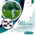 thumbnail image 3 of Toystoory Accesorios de golf para hombres Golfs Poniendo banderas verdes Envío Nylon Hole Pin Patio trasero Jardín Entrenamiento Bandera Regalos negro Type2 NO2 Toystoory OD003717-01, 3 of 6