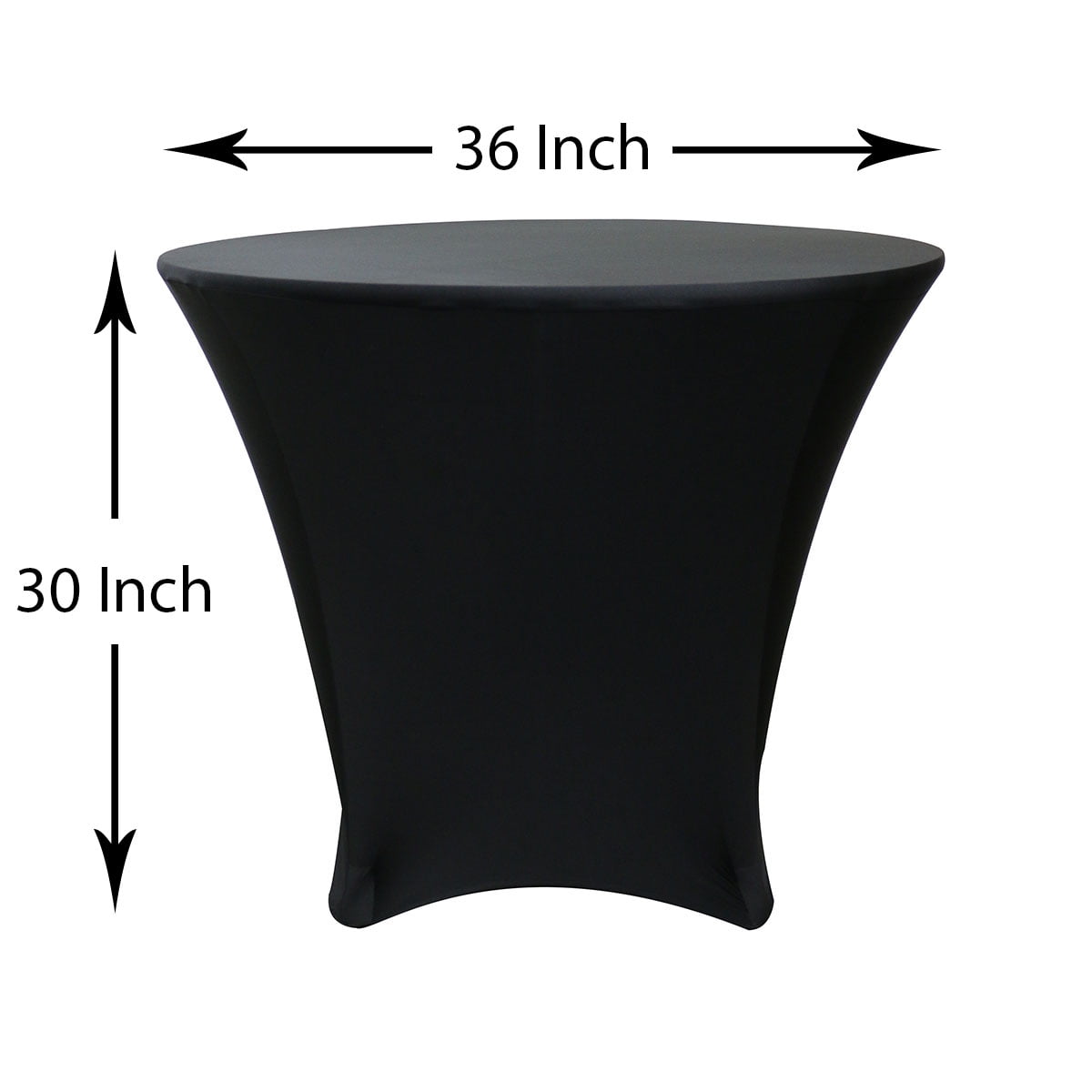 Your Chair Covers 36 X 30 Inch Lowboy Tail Round Stretch Spandex Table Cover Burdy For Wedding Party Birthday Patio Etc
