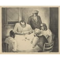 thumbnail image 3 of Charles Henry Alston 14x12 Black Modern Framed Museum Art Print Titled - Stud Poker (1935-1943), 3 of 5
