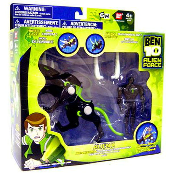 Ben 10 Alien Creatures Alien X Action Figure Set. 