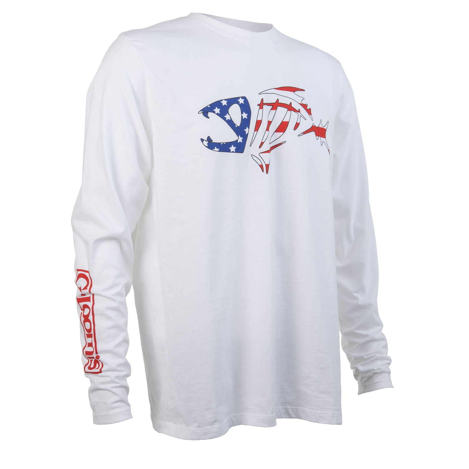 Gloomis Fishing Gloomis Long Sleeve Cotton Tee - Navy, SM [GTEERSLSSNV]