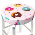 thumbnail image 3 of Kll Donut Round Bar Chair Cushion Cover 13 Inch,Bar Stool Protector With Elastic, Soft Washable, 3 of 7