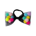 thumbnail image 5 of Black Pom Pom Tutu and Bow Hair Tie | 2Pcs Set | Tutu For Girls, 5 of 14