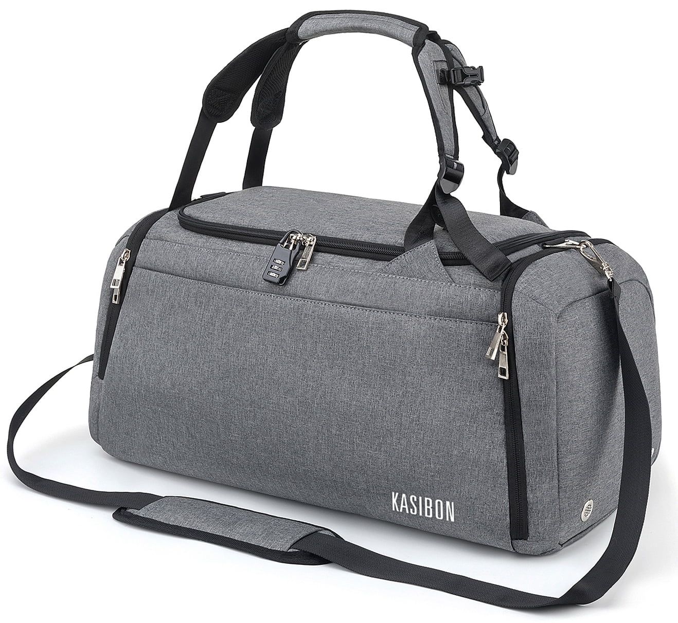 UKEIN Gym Bag for Men Sports Duffel Bags for Travel 42L Waterproof Gym Duffle Bags for Men with Shoe Compartment and Wet Pocket