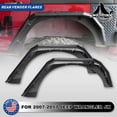 thumbnail image 3 of WOLFSTORM [4PCS] For 2007-2018 Jeep Wrangler JK JKU Wheel Front Rear Fender Flares Steel With LED Sequential Turn Signal Lights And LED Side Marker Lights, 3 of 12