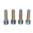 thumbnail image 1 of Mountain Bike Stem Screws, Bike Stem Bolts Screw Small Portable Rustproof Accurate Thread M6 20mm  for Mountain Bikes Gold,Colorful, 1 of 7
