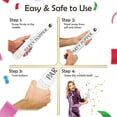 thumbnail image 4 of Cañones de confeti Clover Products, 12 biodegradables, paquete de 6, 4 of 7