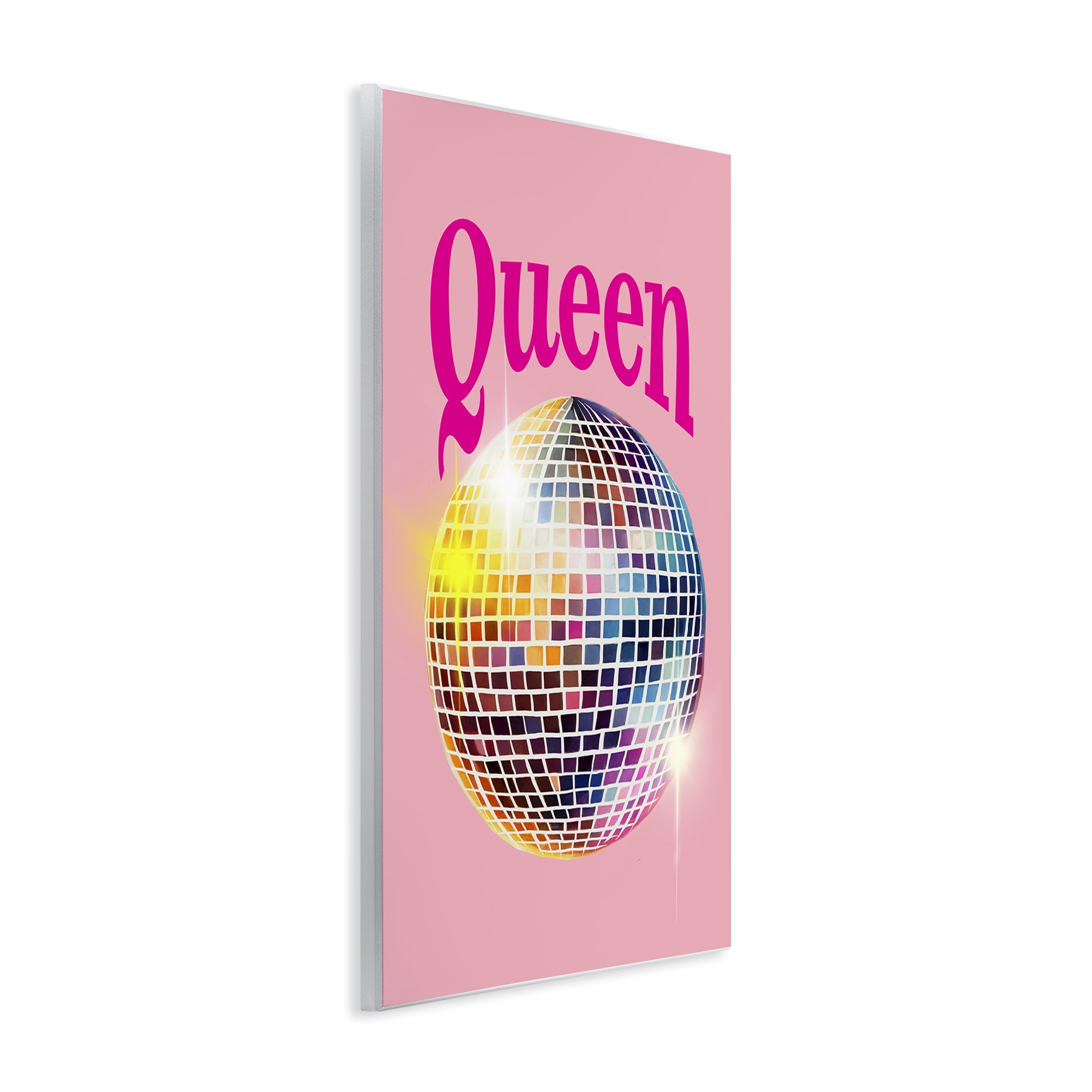 Stupell Industries Sparkling Disco Queen Entertainment Painting Unframed Art Print Wall Art, 13 x 19