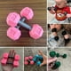 thumbnail image 3 of Baby Rattle Dumbbell, Miniature Baby Dumbbell, 2pcs Baby Dumbbell Toy, Silicone Exercises Weight Engaging and Sensory Rich Toy, 3 of 5