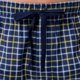 thumbnail image 2 of Pantalones de Pijama de Forro Polar Sedoso para Hombre IZOD Azul Marino con Cuadros Amarillos Talla XX-Large, 2 of 5