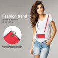 thumbnail image 5 of Dteck iPhone 14 Wallet Case with Credit Card Holder Crossbody Strap Handbag RFID Blocking Wallet Zipper Purse Leather Case for Apple iPhone 14 6.1 inch 2022, Red, 5 of 9
