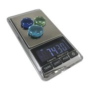 MOON KNIGHT Optima Home Scales ST-102 Sterling Pocket Scale with Lid Weighing Tray, Silver - 100 x 0.01 g