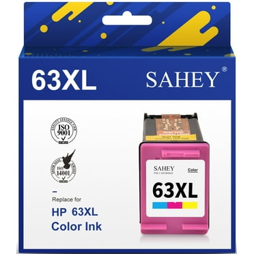 63 Tri-color Ink Cartridge for  HP 63XL 63 Ink  Cartridges for HP Officejet 3830 4650 5255 3832 HP Envy 4520 4512 4516 HP Deskjet 1112 3630 3634 3639 2132 Ink Printer (1 Tri-color)