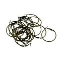 thumbnail image 3 of 20pcs 30mm Round Hoop Loop Leverback Jewelry Findings Earring Ear Wire Making Findings Bronze, 3 of 6