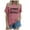 Pink, variant on NJGRAE Cute Tops for Women Tube Tops for Women Women's Casual Crew Neck Short Sleeve T Shirt with Letter Print Fashion Top for Everyday Wear Shirts for Women Xxxl