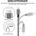 thumbnail image 5 of Phone Charger 6FT Nylon Braided USB Charging & Syncing Cable Compatible with Phone 11 Pro Max 11 Pro 11 XS MAX XR X 8 8 Plus 7 7 Plus 6s 6s Plus 6 6 Plus and More, 5 of 5