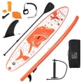 thumbnail image 1 of Gymax 10' Inflatable Stand-Up Paddle Board Non-Slip Deck Surfboard w/ Hand Pump, 1 of 10