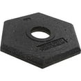 thumbnail image 2 of Delineator Base, Rubber, 2 in Height, 17 3/4 in Length, 15 lb, Black, 2 of 3