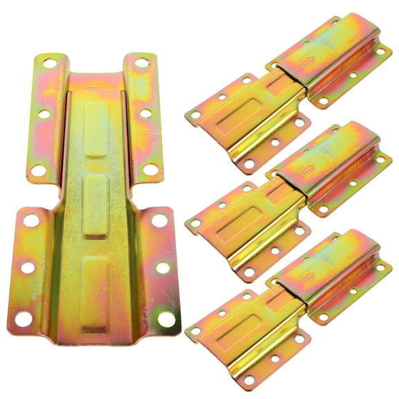 HOMEMAXS 4pcs Metal Sofa Connector Furniture Hardware Sofa Hinge Sliding Hinge