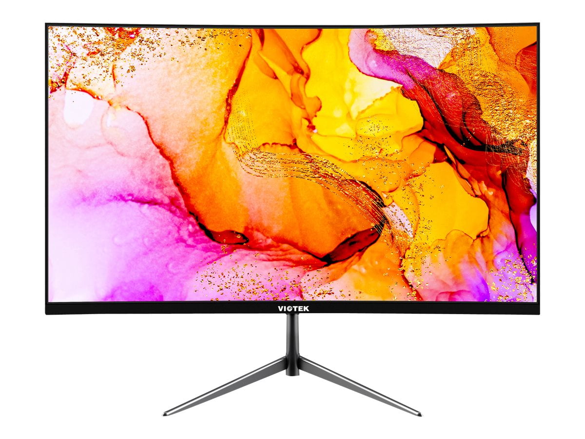 expositie taal tuberculose VIOTEK NBV24CB2 24-Inch Curved Monitor 75 Hz Full-HD Frameless 1920 x 1080  Monitor for Home, Office & Gaming Adaptive-Sync - Walmart.com