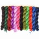 thumbnail image 5 of Xiao Hua Cordón de satén de 1 mm con nudo chino, hilo de macramé de nailon, cordón de seda de cola de rata, cordón para abalorios, para collares, pulseras y bisutería, color gris., 5 of 5