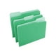 Dossiers de Fichiers Colorés Universels 10502-.33 Couper un Pli Onglet- Lettre- Vert- 100-Boîte – image 2 sur 3