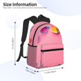 thumbnail image 4 of Haiem Summer Fruits And Sunglasses Lightweight Backpack for School, Classic Basic Water Resistant Casual Daypack for Travel with Bottle Side Pockets, 4 of 8