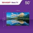 thumbnail image 2 of TV Sharp 50 Pulgadas 4k Ultra HD led Smart 4t-c50el8ur, 2 of 4