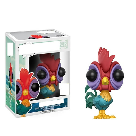 Moana Squeeze And Scream Heihei Toy Figure, Jakks Pacific Moana Pet Chicken Hei Hei Rooster Great Birthday Gifts For Movie Fans Lovers
