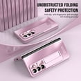 thumbnail image 5 of Allytech Galaxy Z Fold5 Case with Build-in Screen Protector, Stand Full Body Protective Bumper Anti-Scratch Camera Lens Protector Phone Case for Samsung Galaxy Z Fold5 - Pink, 5 of 7