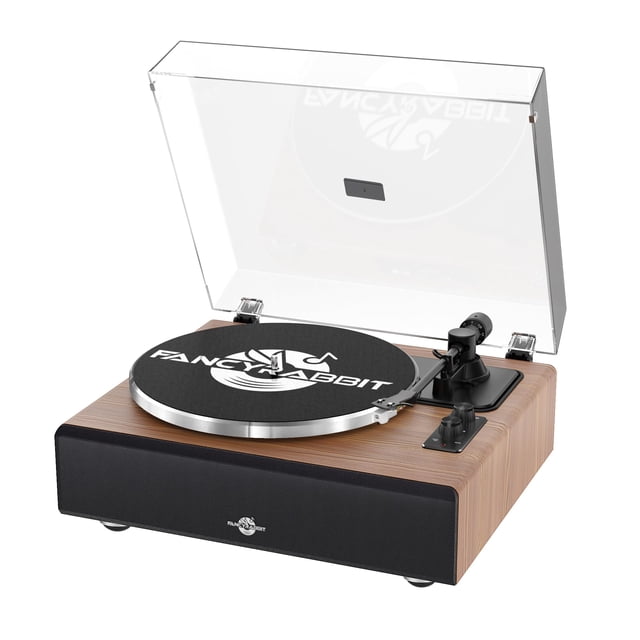 Tocadiscos de vinilo FancyRabbit con altavoces Bluetooth 5.0