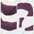 thumbnail image 4 of Unique Bargains 1 Pcs Velvet Wide Knotted Hairband for Women Hairband Hair Hoop Hair Accessories Fuchsia, 4 of 7