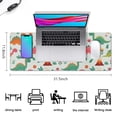 thumbnail image 5 of Long Mouse Pads for Desk,Dinosaur and Volcano Pattern Desk Mats on Top Of Desks, Desk Mouse Pad Extra Large with 3mm Non-Slip Base and Stitched Edge for Gaming,Office,Work,Home 31.5"x11.8", 5 of 6