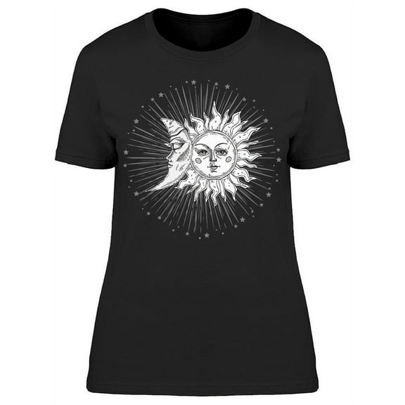 Faces Sun T-Shirt Women -Image by Shutterstock, Female Medium